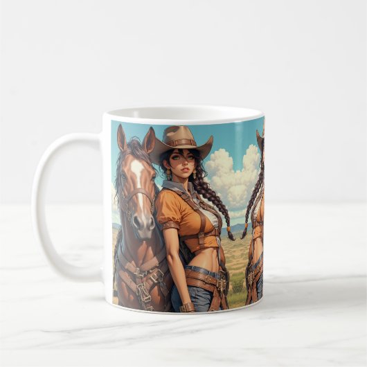 Cowgirl Kaffeetasse (Links)