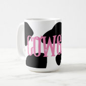 Cowgirl Kaffeetasse (Vorderseite Links)
