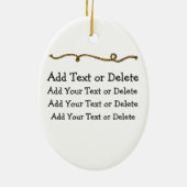 Cowgirl Keramikornament (Hinten)