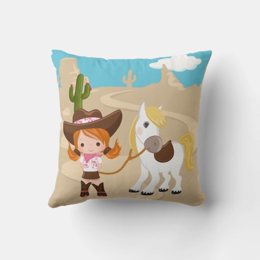 Cowgirl Kissen (Rückseite)