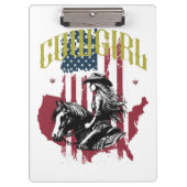 COWGIRL KLEMMBRETT (Vorderseite)