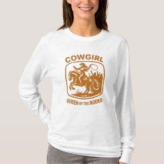 Cowgirl — Königin der Rodeo T-Shirt