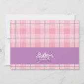 Cowgirl lädt Geburtstags-Party Einladungen auf (Rückseite)