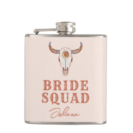 Cowgirl Last Rodeo Bride Squad Flask Flachmann