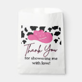 Cowgirl Last Rodeo Custom Vielen Dank für Ihre Unt Geschenktütchen (Vorderseite)