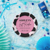 Cowgirl Last Rodeo Personalisiert Party Teller (Party)