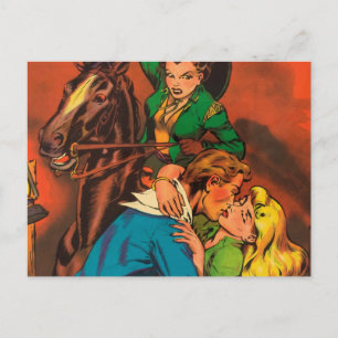 Cowgirl-Liebe ist der Ort, an dem Sie ihn finden Postkarte