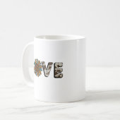 Cowgirl-Liebe Kaffeetasse (Vorderseite Links)