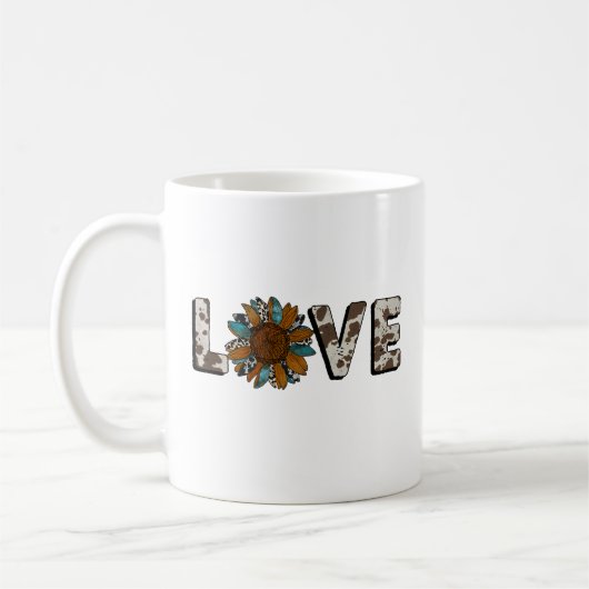 Cowgirl-Liebe Kaffeetasse (Links)