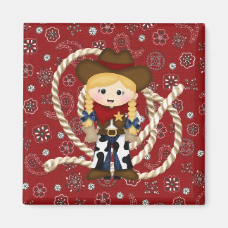 Cowgirl Magnet