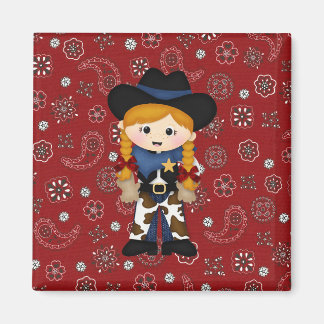 Cowgirl Magnet