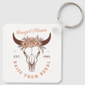 Cowgirl Mama Country Mama soll sie ländlich erzieh Schlüsselanhänger (Rückseite)