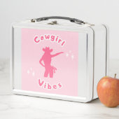 Cowgirl Metall Brotdose (Beispiel)