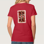 Cowgirl Midwest Queen of Hearts Last Rodeo T-Shirt (Rückseite)