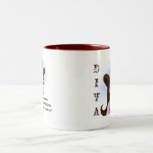 Cowgirl mit DIVAtude Tasse (Mittel)