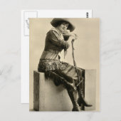 Cowgirl mit Fringe Postkarte (Vorne/Hinten)