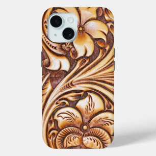Cowgirl Mode Western Blumenleder Case-Mate iPhone Hülle
