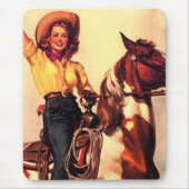 Cowgirl Mousepad (Vorne)