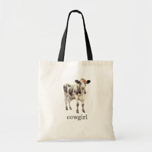 Cowgirl niedliche Blume Kalb Tragetasche
