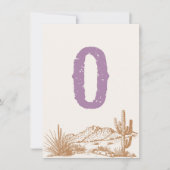 Cowgirl "O" Bannerkarte für Hoch-Stuhl Einladung (Vorderseite)