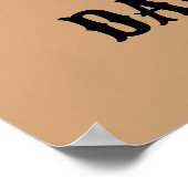 Cowgirl oder Cowboy Boots Country Western Line Dan Poster (Ecke)