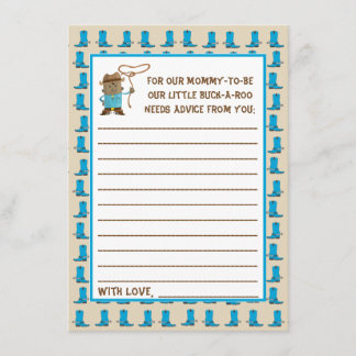 Cowgirl-oder Cowboy-Gender-Merkkarte Einladung