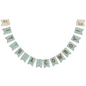 Cowgirl-oder Cowboy-Geschlecht decken Wimpelkette (Alle)