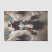 Cowgirl on Black Horse Mountain Decoupage Seidenpapier (Vorderseite)