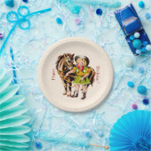 Cowgirl-Party Pappteller (Party)