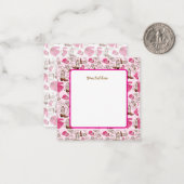 cowgirl pattern style mitteilungskarte (Vorderseite/Rückseite Beispiel)