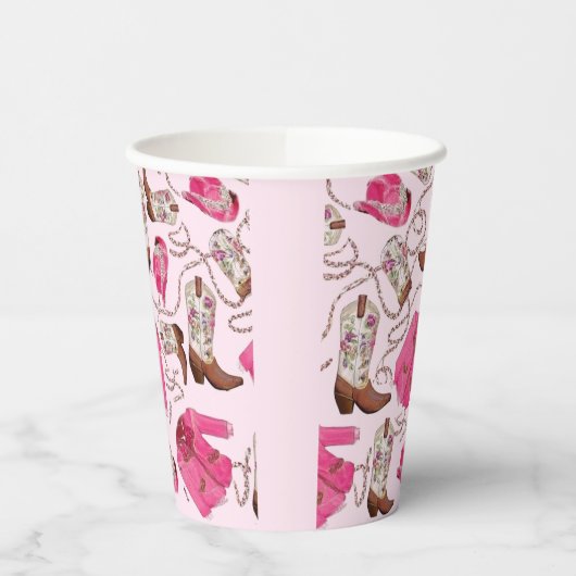 cowgirl pattern style pappbecher (Links)