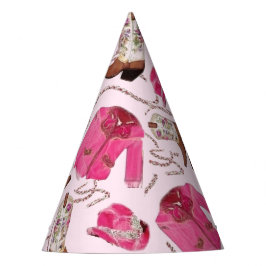 cowgirl pattern style partyhütchen