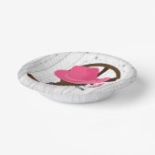 Cowgirl Personalisiert Geburtstagsparty Rustikal Pappteller (Gewinkelt)