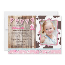 Cowgirl Pink Bandanna Western Thema Geburtstag