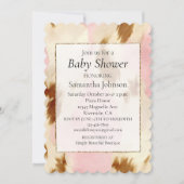 Cowgirl Pink Cream Brown Cowhide Einladung (Vorderseite)