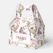 Cowgirl Pink Western Baby Showbox Geschenkschachtel (Vorderseite)