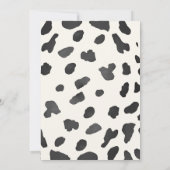 Cowgirl Pink Western Rodeo Kinderdusche Einladung (Rückseite)