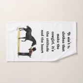 Cowgirl Pinup mit Handtuch (Handtuch)