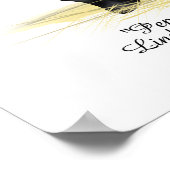 Cowgirl Pinup mit Pferdeposter Poster (Ecke)