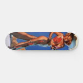 Cowgirl Pinup Skateboard (Horizontal)
