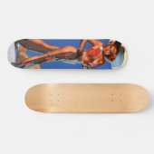Cowgirl Pinup Skateboard (Horizontal)