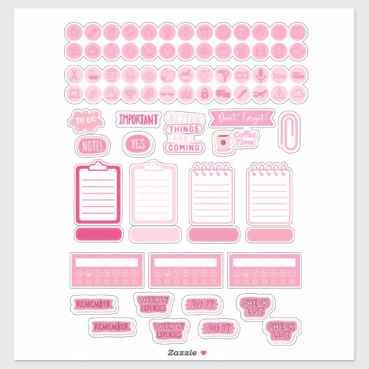 COWGIRL PLANNER STICKER (Blatt)