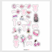 COWGIRL PLANNER STICKER (Blatt)