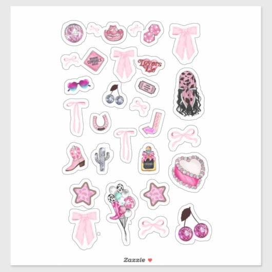 COWGIRL PLANNER STICKER (Blatt)