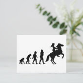 Cowgirl Postkarte (Stehend Vorderseite)
