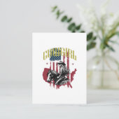 COWGIRL POSTKARTE (Stehend Vorderseite)