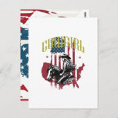 COWGIRL POSTKARTE (Vorne/Hinten)