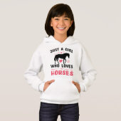 Cowgirl Princess Reitpferde Hoodie (Vorne ganz)