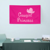 Cowgirl-Prinzessin Banner (Messeveranstaltung)