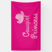 Cowgirl-Prinzessin Banner (Vertikal)